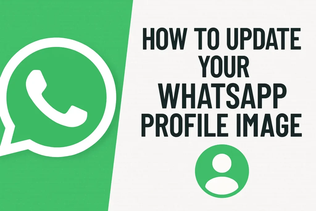 how to update whatsapp profile image