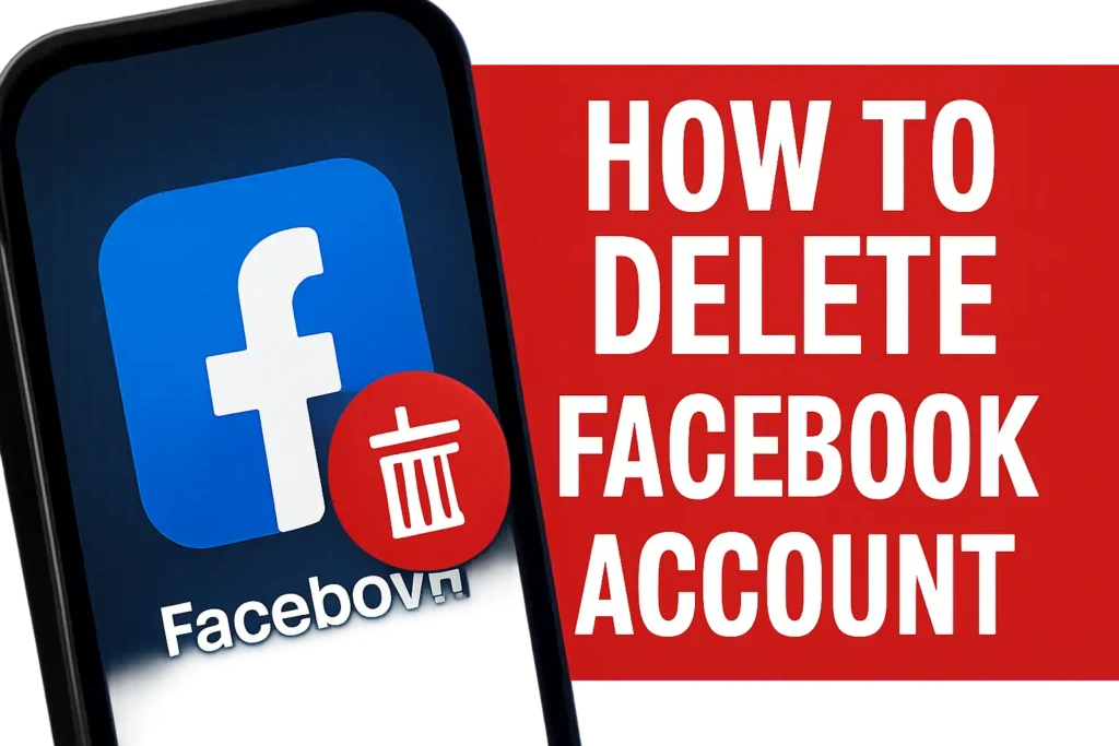 how to delete faebook account