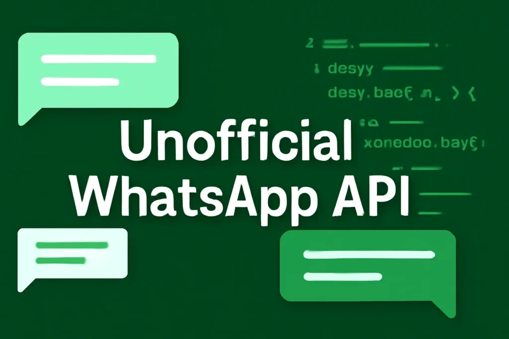 unofficial whatsapp api